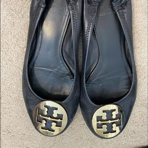 Black Tory Burch Flats